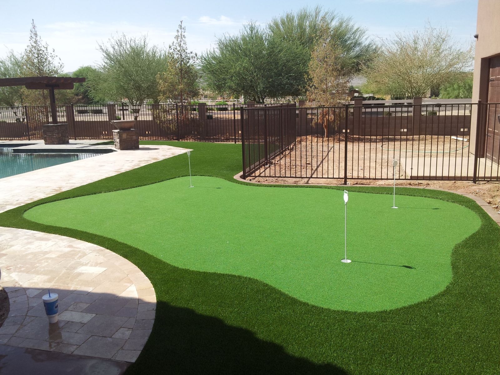 Premium Backyard Putting Green In Gilbert