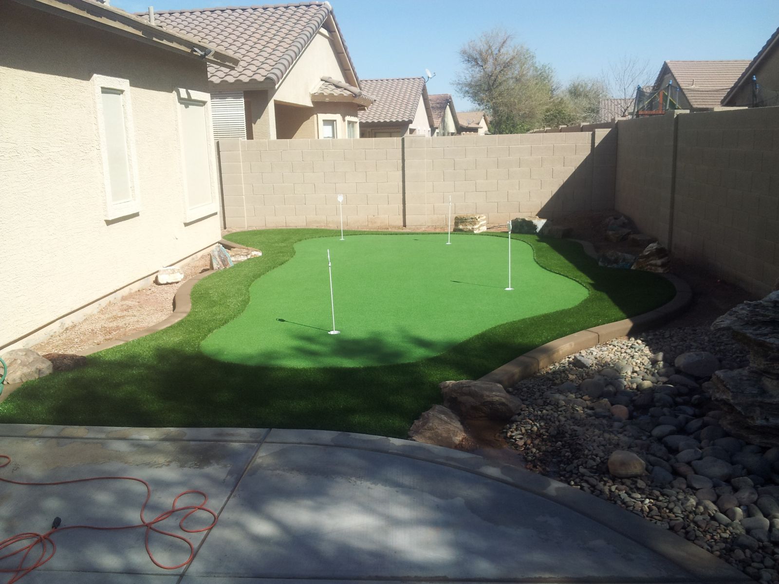 Artificial Putting Green Construction